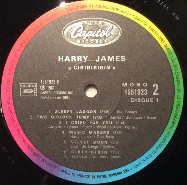 Harry James (2) : Ciribiribin (3xLP, Album, Comp, Mono, RE, Box)