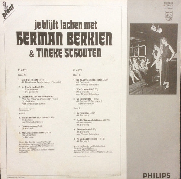 Herman Berkien & Tineke Schouten : Je Blijft Lachen Met Herman Berkien & Tineke Schouten (2xLP, Comp)