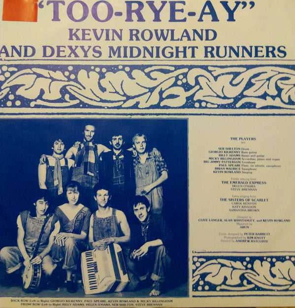 Kevin Rowland & Dexys Midnight Runners : Too-Rye-Ay (LP, Album)
