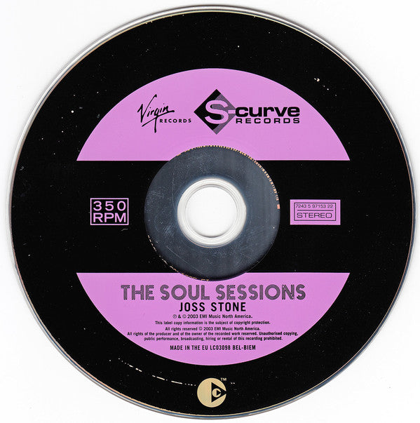 Joss Stone : The Soul Sessions (CD, Album, Copy Prot.)