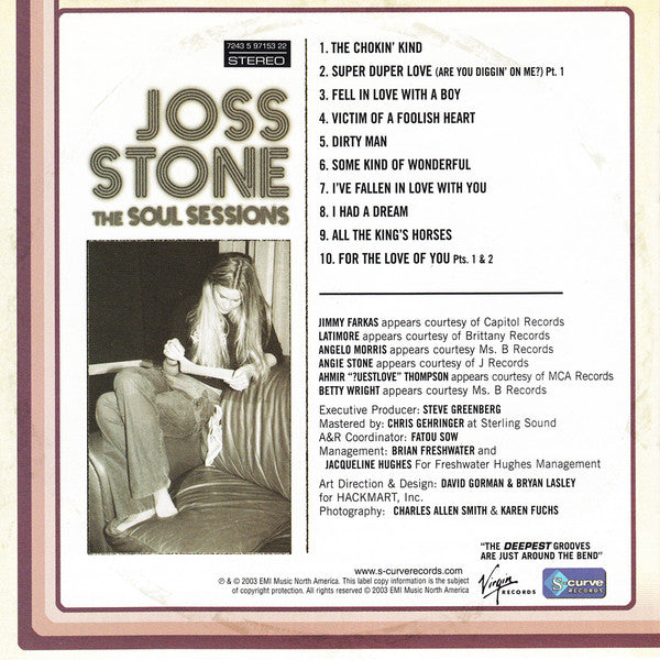 Joss Stone : The Soul Sessions (CD, Album, Copy Prot.)