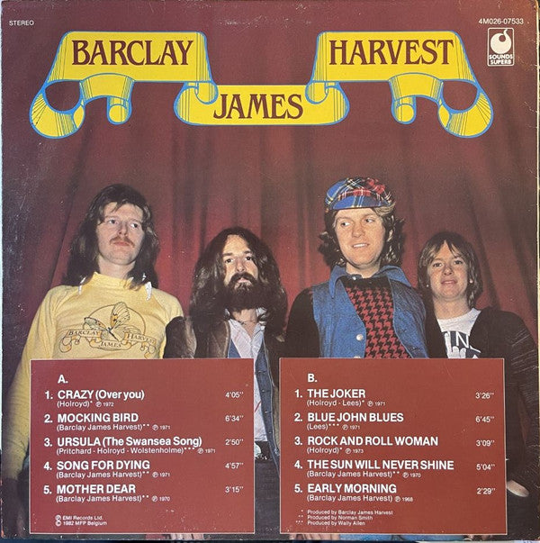 Barclay James Harvest : Barclay James Harvest (LP, Comp)