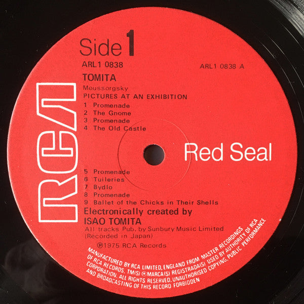 Tomita : Pictures At An Exhibition (LP, Album)