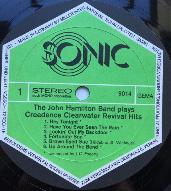 John Hamilton Band : Plays Creedence Clearwater Revival Hits (LP)