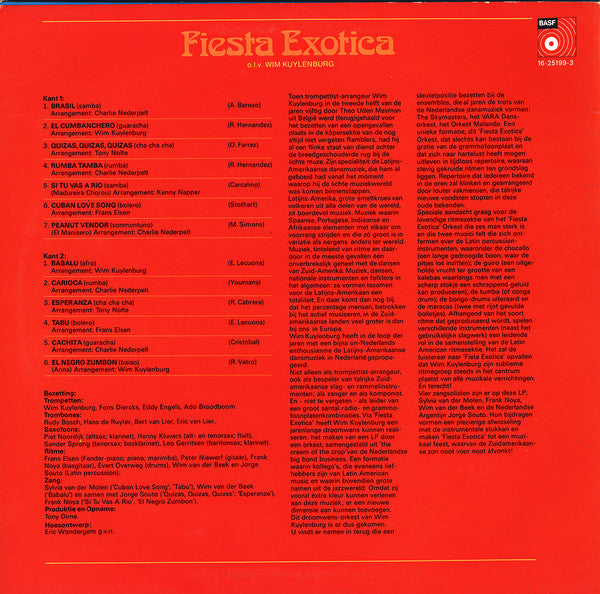 Orkest Wim Kuylenburg : Fiesta Exotica (LP)