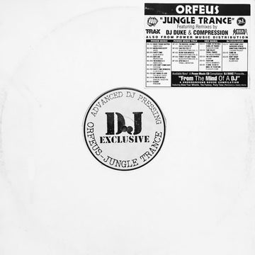 Orfeus : Jungle Trance (12", Promo)