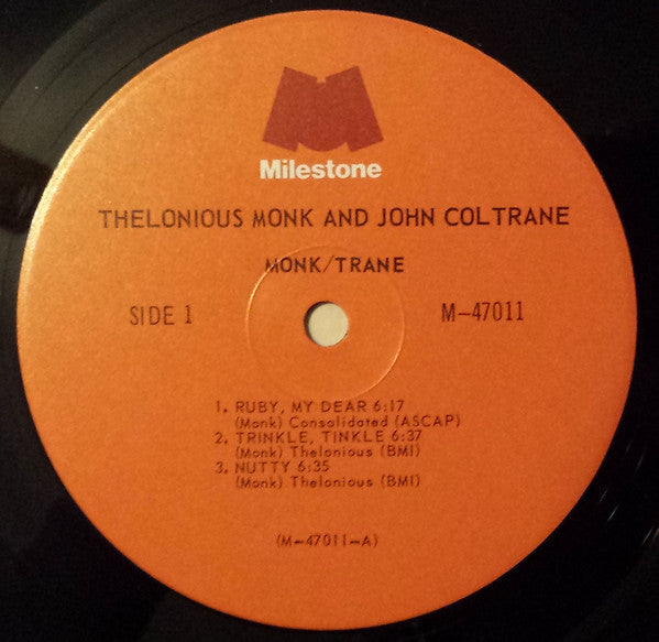 Thelonious Monk & John Coltrane : Monk / Trane (2xLP, Comp)