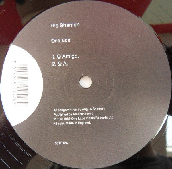 The Shamen : Omega Amigo (12", Single)
