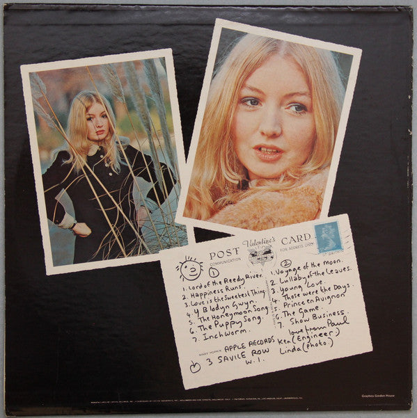 Mary Hopkin : Post Card (LP, Album, Scr)