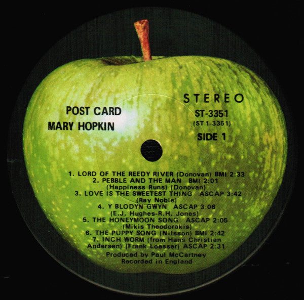 Mary Hopkin : Post Card (LP, Album, Scr)