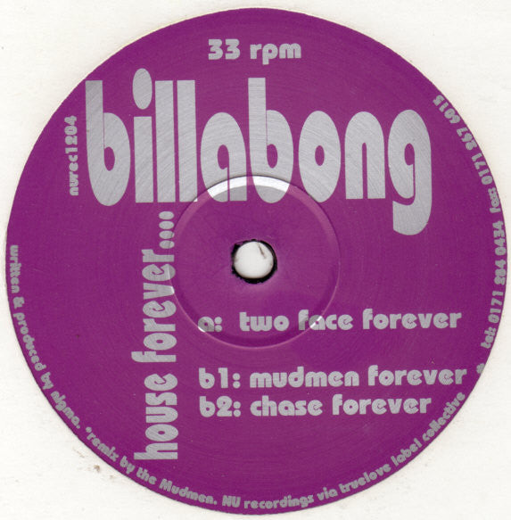 Billabong : House Forever.... (12", Pur)