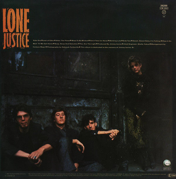 Lone Justice : Lone Justice (LP, Album)