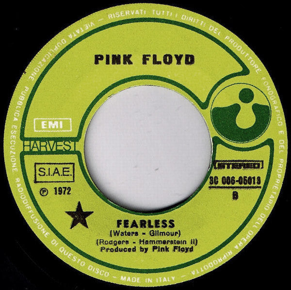 Pink Floyd : One Of These Days / Fearless (7", Single)