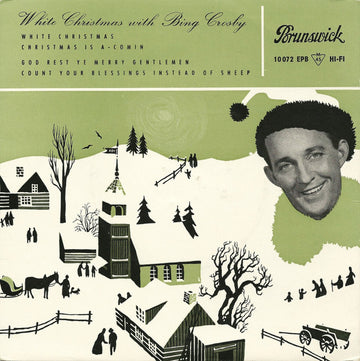 Bing Crosby : White Christmas With Bing Crosby (7", EP, RE)