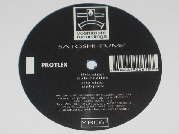 Satoshi Fumi : Protlex (12")