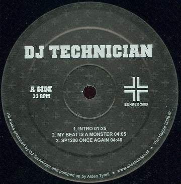 DJ Technician : My Beat Is A Monster (12")