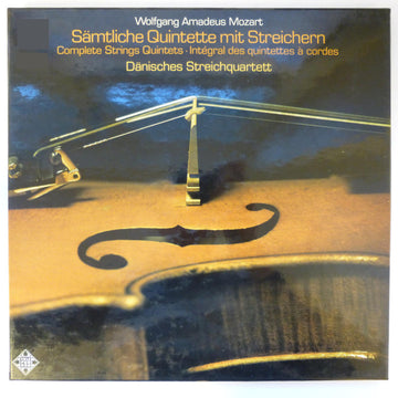 Wolfgang Amadeus Mozart, Dänisches Streichquartett : Sämtliche Quintette Mit Streichern / Complete Strings Quintets / Intégral Des Quintettes à Cordes (5xLP + Box)