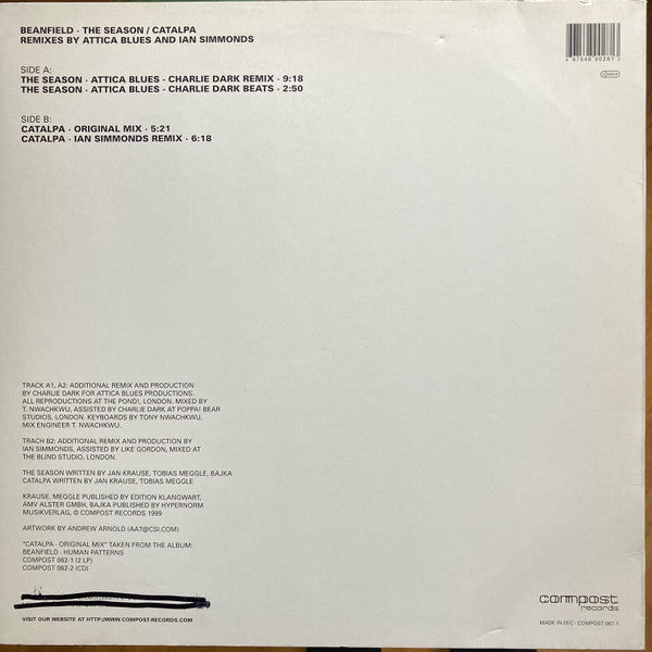 Beanfield : The Season / Catalpa (12")