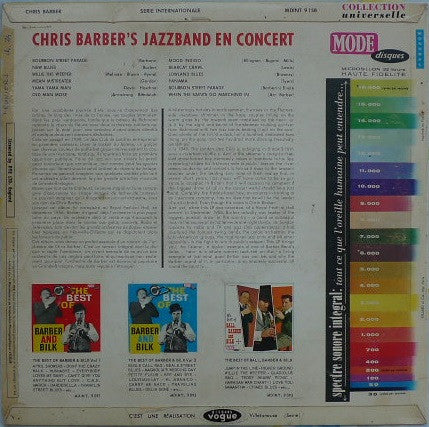 Chris Barber's Jazz Band : In Concert (LP, Album, Mono)