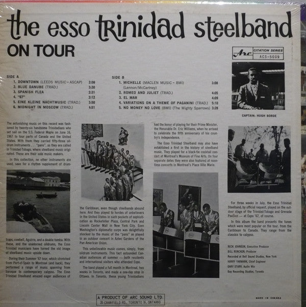 The Esso Trinidad Steel Band : On Tour (LP)