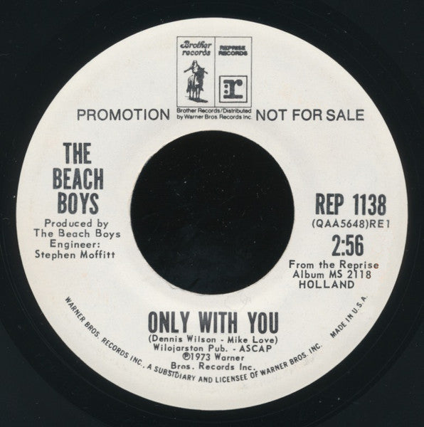 The Beach Boys : Sail On Sailor (7", Single, Promo, Whi)