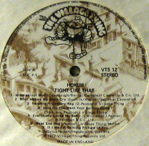 Tight Like That : Hokum (LP, Album)