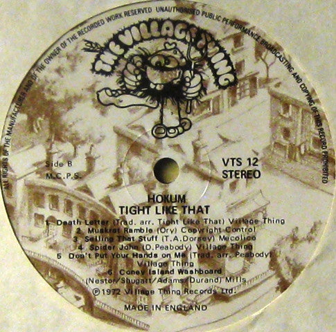 Tight Like That : Hokum (LP, Album)