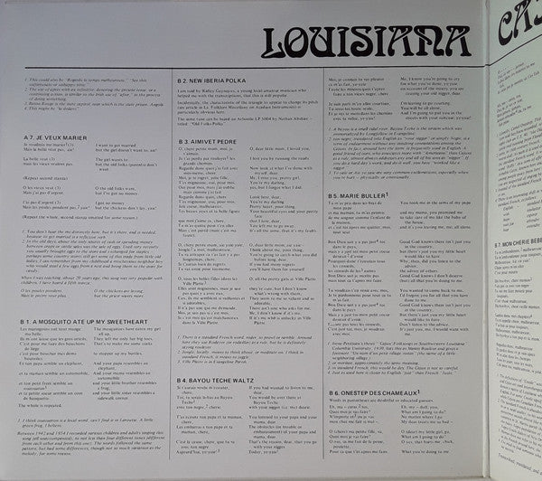 Various : Louisiana Cajun Music Volume 1 - First Recordings - The 1920's (LP, Comp)
