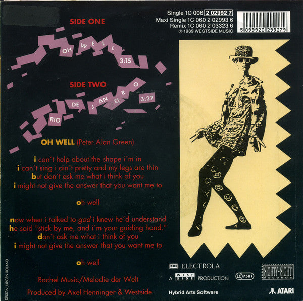 Oh Well : Oh Well (7", Single)