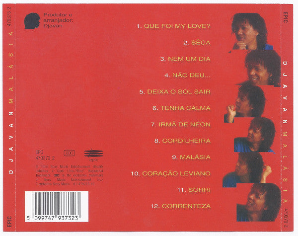 Djavan : Malásia (CD, Album)