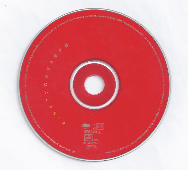 Djavan : Malásia (CD, Album)
