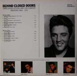 Elvis Presley : Behind Closed Doors 3 (Unreleased Studio And Live Concert Masters 1960-1972) (10", Comp, Unofficial)