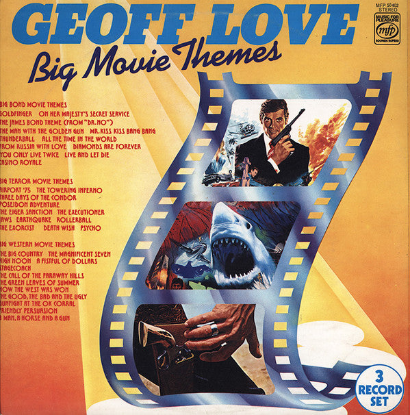 Geoff Love, Geoff Love & His Orchestra : Big Movie Themes (3xLP, Comp)