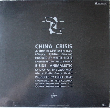 China Crisis : Black Man Ray (12", Single)