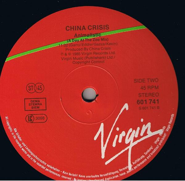 China Crisis : Black Man Ray (12", Single)