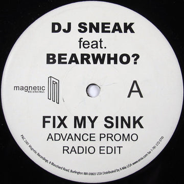 DJ Sneak feat. DJ Bear Who ? : Fix My Sink (12", Promo)