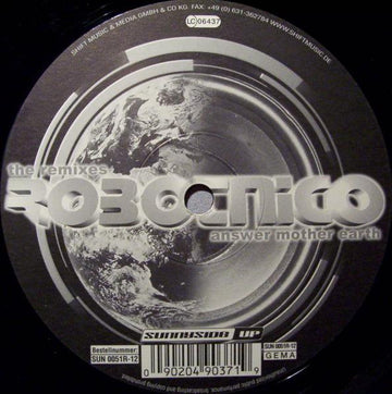 Robotnico : Answer Mother Earth (The Remixes) (12")