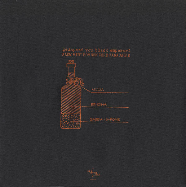 Godspeed You Black Emperor! : Slow Riot For New Zero Kanada E.P. (12", EP, Fad)