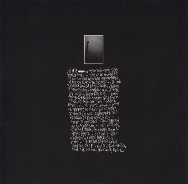 Godspeed You Black Emperor! : Slow Riot For New Zero Kanada E.P. (12", EP, Fad)