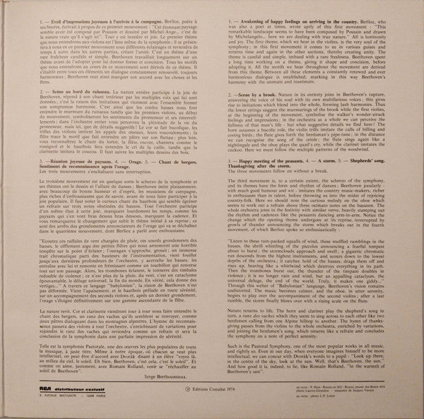 Ludwig van Beethoven, New Philharmonia Orchestra, Theodor Guschlbauer : Symphonie Pastorale N°6 En Fa Majeur Op. 68 (LP)