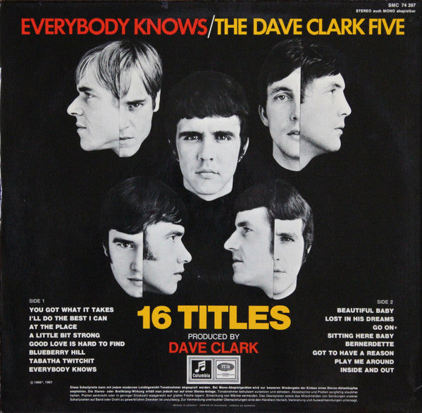 The Dave Clark Five : Everybody Knows (LP)