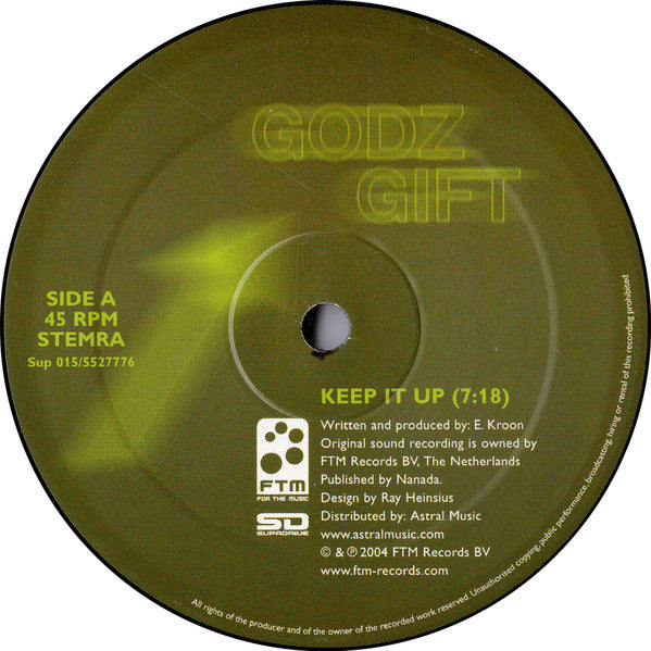 Godz Gift : Keep It Up (12")