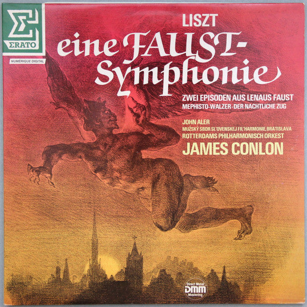 Franz Liszt / James Conlon, Slovak Philharmonic Chorus, Rotterdams Philharmonisch Orkest, John Aler : Eine Faust-Symphonie (2xLP, Album, Gat)