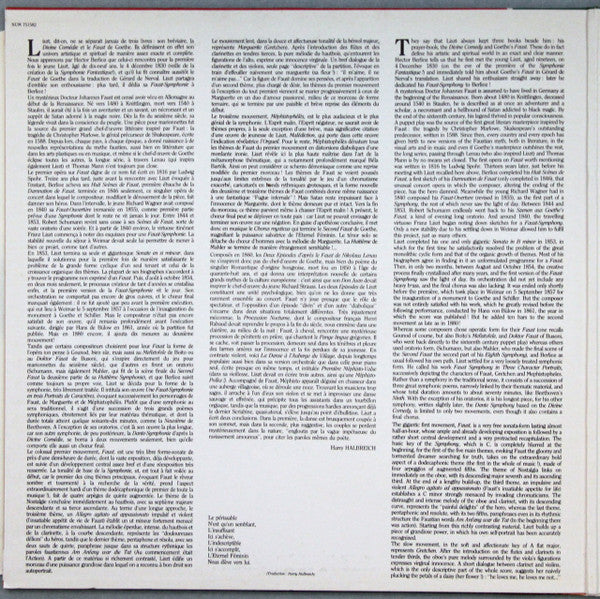 Franz Liszt / James Conlon, Slovak Philharmonic Chorus, Rotterdams Philharmonisch Orkest, John Aler : Eine Faust-Symphonie (2xLP, Album, Gat)