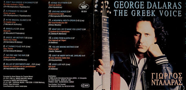 Γιώργος Νταλάρας : The Greek Voice (CD, Comp)