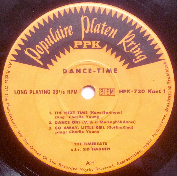 The Timebeats, The Heartbeats (6), Charlie Young (6), Sid Hadden : Dance Time (7", EP)