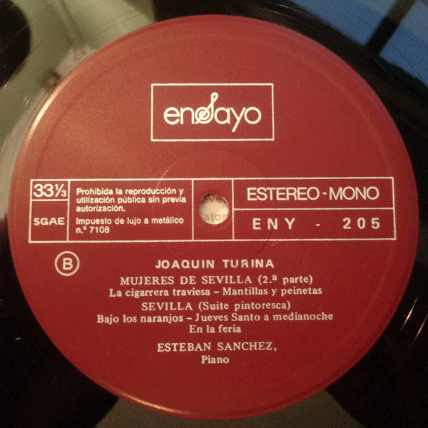 Joaquín Turina, Esteban Sánchez : Sevilla (LP)