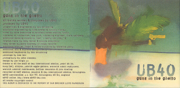 UB40 : Guns In The Ghetto (CD, Album)
