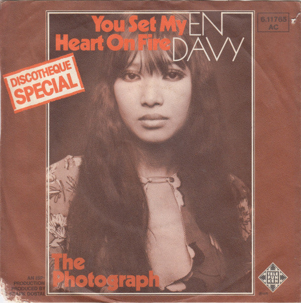En Davy : You Set My Heart On Fire (7", Single)