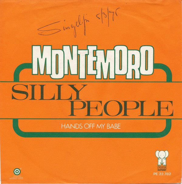 Monte Moro : Silly People (7", Mono)